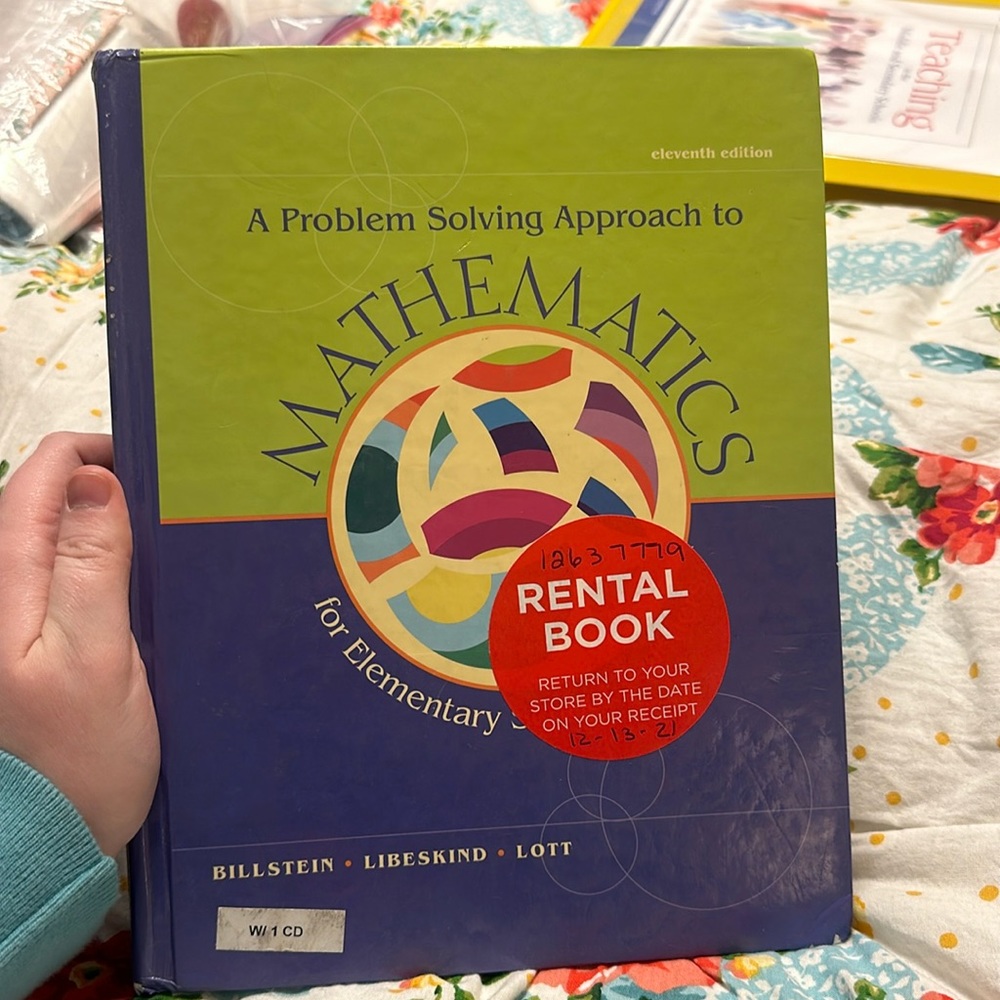 A Problem Solving Approach to Mathematics for Elementary School Teachers, 11th E